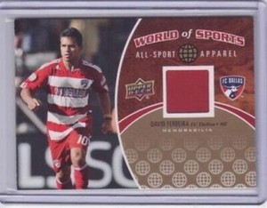 2010 Upper Deck World of Sports All-Sport Apparel David Ferreira Jersey Flat S/H