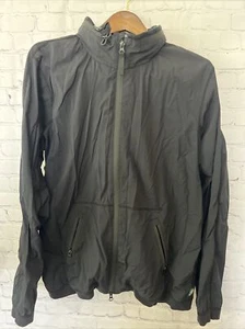 Chaqueta Reigning Champ de nailon elástica negra con cremallera completa para hombre XL hecha a mano Canadá - Imagen 1 de 7