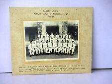 Vintage Group Photograph Of The Parsi Union Walchand Collage Sangli Engineeri"F2