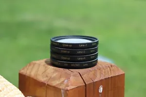 Vivitar Series 1 52mm Close-Up Lens Filter Set with Pouch +1 +2 +4 +10 Macro - Picture 1 of 6