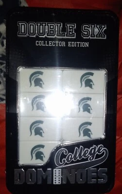 New In Pack College  Dominoes Double Six Collector Edition - Image 1 of 3