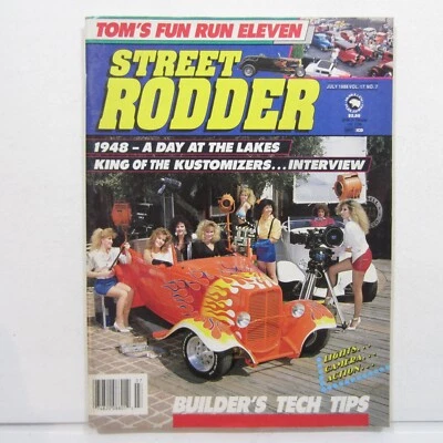 Street Rodder July 1988 Tom's Fun Run, Hot Wheels Swapmeet, '31 Ford Sedan, SRM Foto 1 de 4