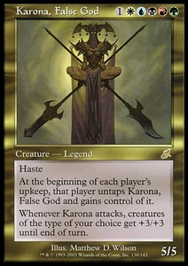 MTG KARONA, FALSE GOD PLAYED/EXC- ENGLISH - KARONA, DEA FASULLA - SCG - MAGIC - Bild 1 von 1