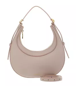 COCCINELLE Whisper Grained Leather Mini Bag Handtasche Schultertasche Rosette - Bild 1 von 5