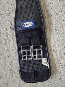 Dever Waffelmuster, geformte Dressur, Gurt, schwarz, 28". (Ref. 345R) - Bild 1 von 6