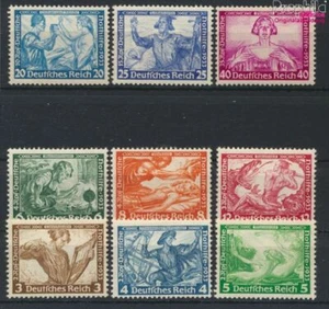 alemán Imperio 499-507 (completa edición) con charnela 1933 Richard (9861380 - Imagen 1 de 1