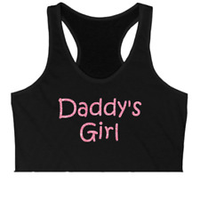 Daddys Girl Glitter Shirt Yes Daddys Girl Crop Top Slut Clothes Little Space