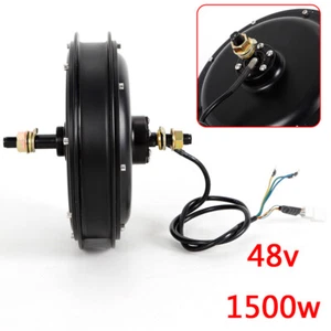 Bike Motor Rear Wheel Hub Motor Brushless Gearless 48V 1500 W Ebike Hub Motor - Picture 1 of 10