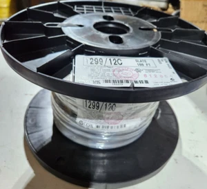100' Spool Alpha Wire 1299/12CSl005 22 AWG Shielded Multiconductor Cable 7 x 30 - Picture 1 of 3