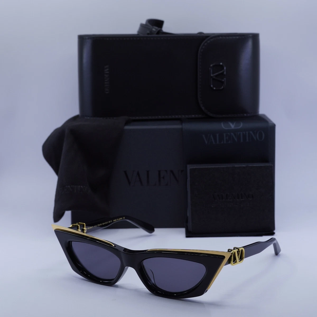 Valentino V-GOLDCUT-I VLS-113A Black/Yellow Gold/Dark Grey  display picture 3