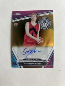2023-24 Topps Cromo Zafiro Oro Refractor Grady Dick RC Novato AUTO/50 - Imagen 1 de 3