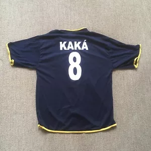 Araujo Sport Brasilien Brasilien Fußball Fußball Trikot M Ricardo Kaka' #8 marineblau - Bild 1 von 12