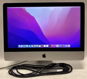 iMac 21.5" L 2015 Intel i5-5575R 2.80GHz 8GB RAM 256GB SSD MacOS Monterey - Photo 1/11