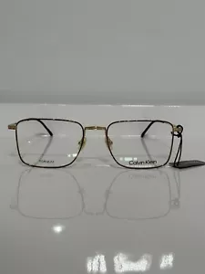 Nuevas gafas rectangulares Calvin Klein CK22109T 213 oro tortuga titanio 53 mm - Imagen 1 de 6