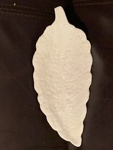 roesler white leaf dish Vintage - Picture 1 of 2
