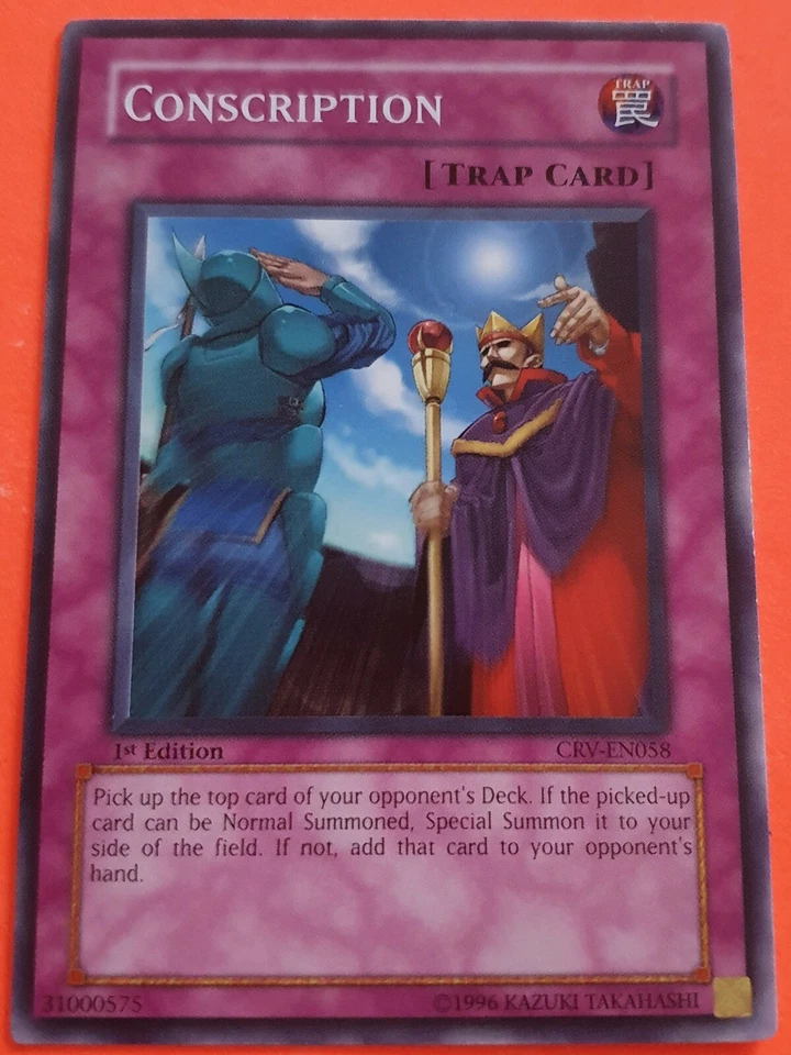 Conscription - 1st Edition Common - Cybernetic Revolution - YGO - Image 1 of 1