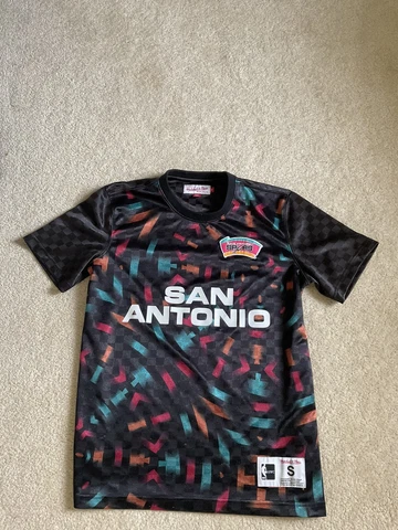 Mitchell and ness T-shirt San Antonio Spurs Soccer Jersey NBA Western Conference Cover