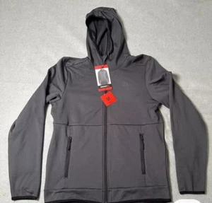 Gerry Cremallera Completa Suéter Sudadera con Capucha Para Hombre Mediana Manga Larga Chaqueta Clara Gris - Imagen 1 de 4