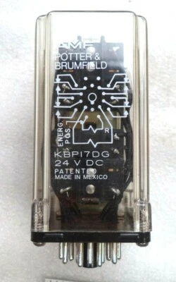 Potter & Brumfield 24 Volt Relay, p/n KBP-17DG-24 - Image 1 of 4