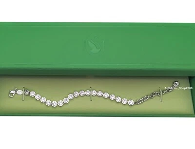 Nuevo Brazalete Tenis PL 100% Auténtico SWAROVSKI Brillante Imber Rodio 5682666 Foto 1 de 4