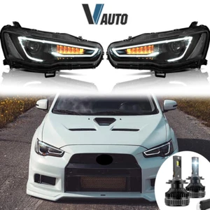 Faros LED secuenciales con bombillas D2S Fit Mitsubishi Lancer / EVO X 2008-2017 - Imagen 1 de 21