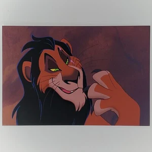 The Lion King Postcard Scar Disney Animation 100 Characters 100 Years Villain - Picture 1 of 2
