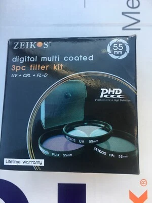 Zeikos ZE-FLK55 55mm Filter Kit Ships Fast Free - Image 1 of 3