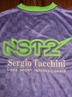 NUEVO CON ETIQUETAS XL SERGIO TACCHINI A$AP - ST x NAST COLLAB CAMISETA DE FÚTBOL LIMITADA - IRIS Foto 1 de 4