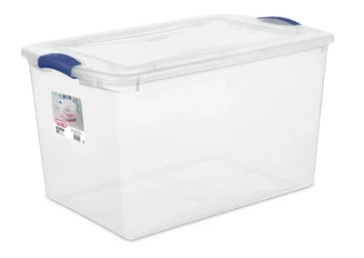 Sterilite 66 Qt. Latch Box Plastic, Stadium Blue - Image 1 of 3