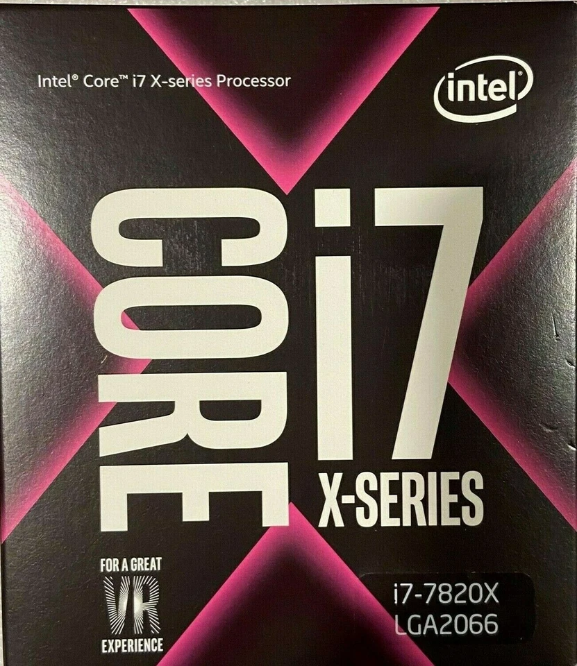 Intel BX80673I77820X SR3L5 Core i7-7820X X-series Processor 11M Cache NEW - Image 1 of 1