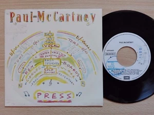 PAUL McCARTNEY (THE BEATLES) – ‘’PRESS’’ – SPANISH ONLY PROMO VINYL 7''. - Picture 1 of 2