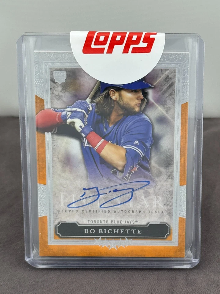 2018 Bo Bichette Topps Five Star Orange Parallel RC Auto, #/5 - Image 1 of 1