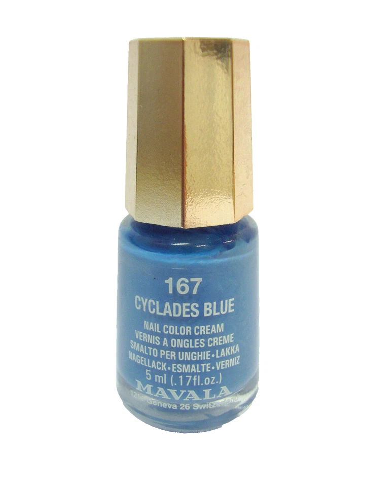 MAVALA 5 ml Mini Nagellack Cyclades Blue Hellblau Blau Nail Color Cream Lack 167 - Bild 1 von 1