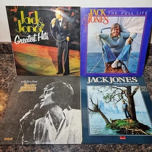 Jack Jones 4x 12" Vinyl Record LP Bundle Full Life, Nobody Does It, With Love - Picture 1 of 6