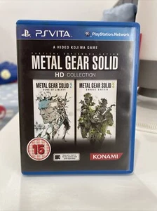Metal Gear Solid HD Collection PS Vita Sony PlayStation Game Complete Manual R2 - Picture 1 of 3