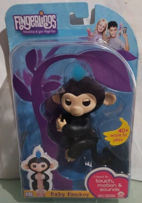 2016 Wowwee Group Figerlings Baby Monkey Finn tarjeta nueva pliegue Foto 1 de 2