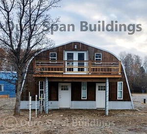 DuroSPAN Steel 25x20x14 Metal Building Sale DIY Garage Shop Kit Open Ends DiRECT - Picture 1 of 9