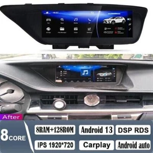 10.2" Android Navigation Car Gps Stereo Radio For Lexus Es Es350 Es300h 8+128g - Picture 1 of 12