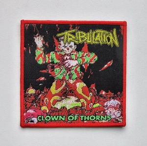 TRIBULATION - Clown of Thorns [red] --- Woven Patch / Kazjurol - Picture 1 of 2