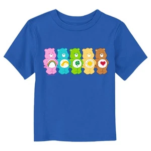 Toddler's Care Bears Colorful Bears Line Up T-Shirt - Picture 1 of 21