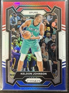 2023-24 Panini Prizm Red White & Blue Prizm Keldon Johnson #82 - Bild 1 von 1