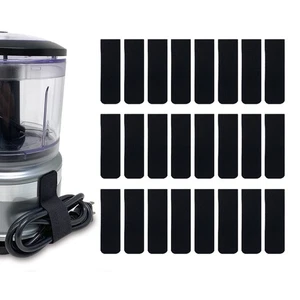 Cable Clams - 3"(24-Pack) Black Cord Organizer for Appliances Strips - Afbeelding 1 van 9