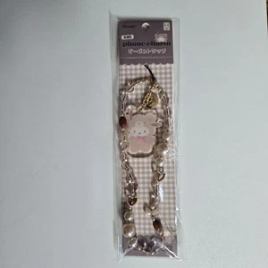 Bracelet breloque téléphone ivoire perles Sanrio Pochacco girly chic neuf - Photo 1 sur 4