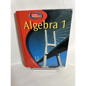 Algebra 1 Glencoe McGraw-Hill Mathematics Hardback Student Text Homeschool - Picture 1 of 7