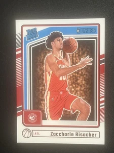 2024-25 Panini Donruss Zaccharie Risacher Rated Rookie Base Card #219 Near Mint - Bild 1 von 2