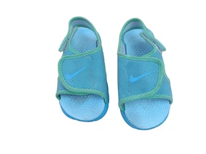Größe 9C Nike Sunray Adjust Sandalen noch blau/farbblau - Unisex Kinder - Bild 1 von 8