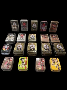 14 Empty Tins - Upper Deck NHL Hockey 2023-24 Series 2 Bedard 2022-23 McDavid + - Bild 1 von 5