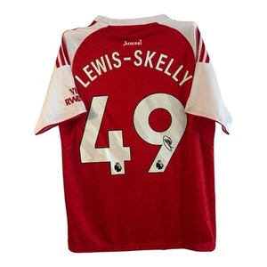 Myles Lewis-Skelly signed shirt PROOF ARSENAL 25/26 JERSEY RARE BAS Lewis Skelly - Picture 1 of 5