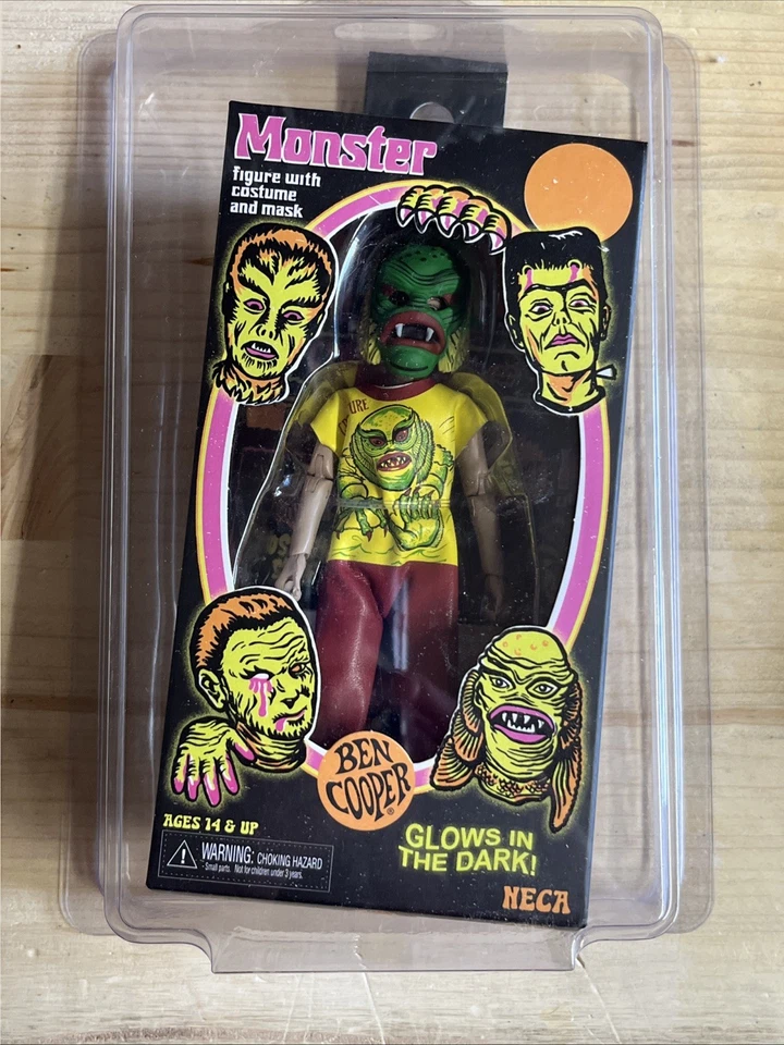 NECA Ben Cooper Creature Costume Kid Glow Dark Monster Spaulding
