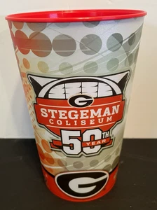 Georgia Bulldogs Souvenir Cup UGA Stegeman Coliseum 50th Year made in USA - Bild 1 von 5